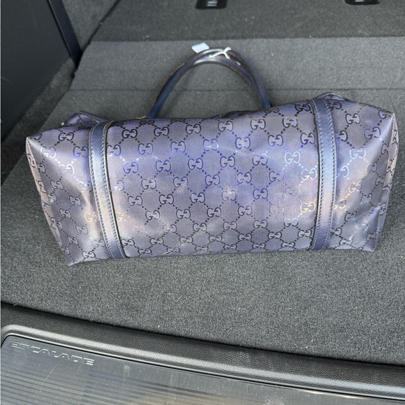 Authentic Metallic Purple Gucci Tote - Picture 14 of 15